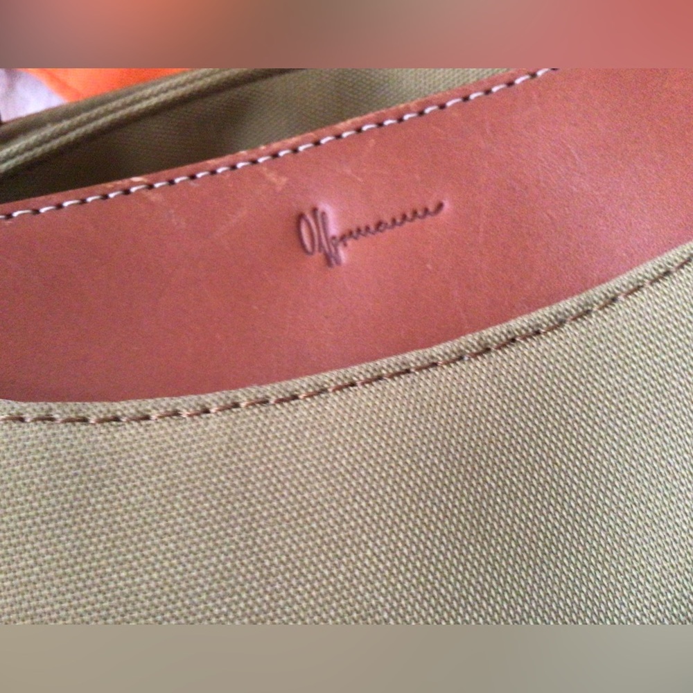 Offermann leather and canvas bag - Picture 6 of 16